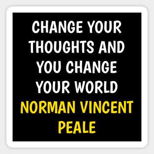 Quotes norman vincent peale Magnet